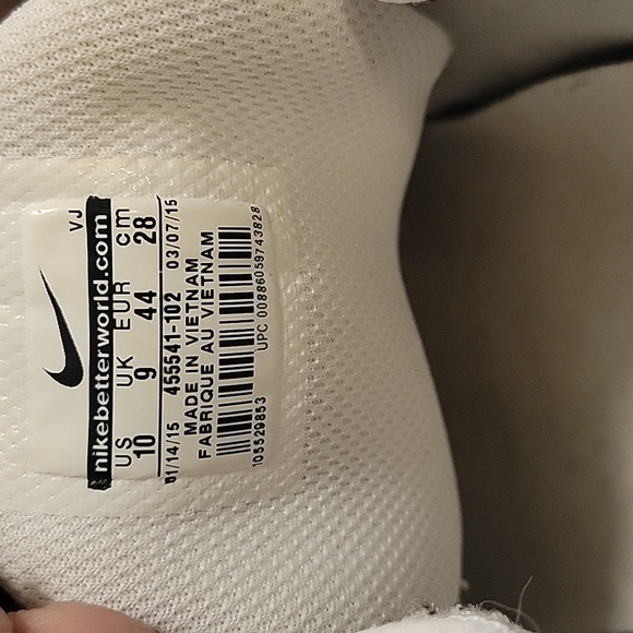 Super Rare Mens Nike Shox Turbo 3.2 SL White/ Black - Picture 7 of 8